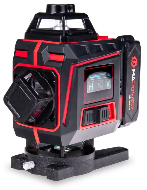 Poziomica Laserowa MAPOWER 360 Płaszczyznowa 4D Laser Krzyżowy 1 kpl.