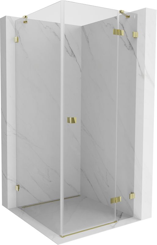 Kabina prysznicowa Mexen Lunar złota 90x90 cm 834-090-090-50-00-P 1 szt.
