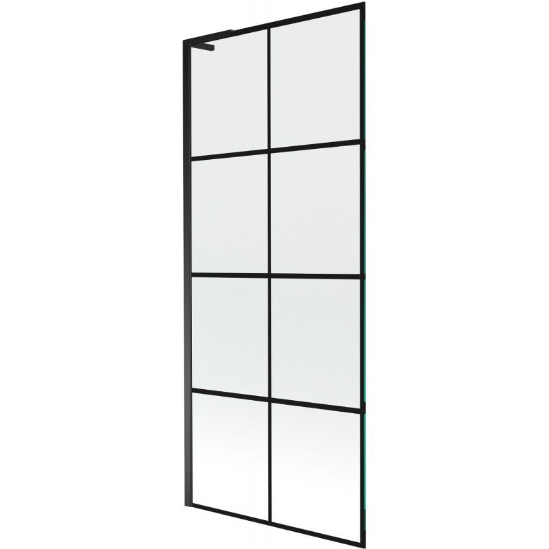 Parawan nawannowy 1-skrzydłowy Mexen Next L czarny 80 x 150 cm 1 szt.