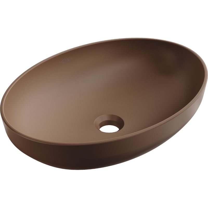 Umywalka nablatowa Mexen Cornelia brązowa 50x37 cm 1 szt.