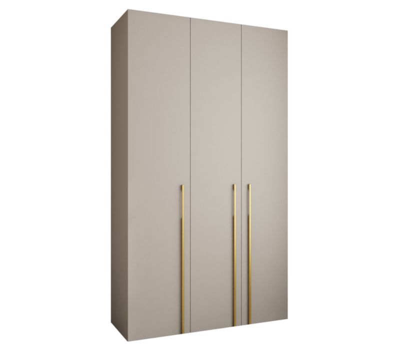 Szafa uchylna Garderoba COMO 3 140 (kaszmir/złoty)