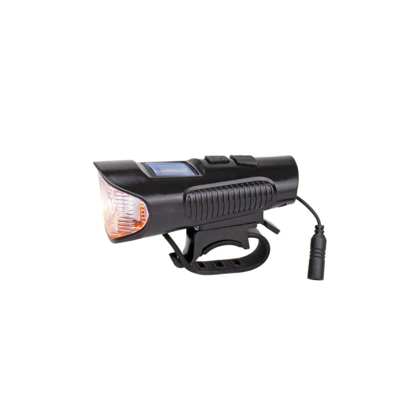 Lampka rowerowa Be-active.pl latarka z licznikiem na kierownice z alarmem 1szt