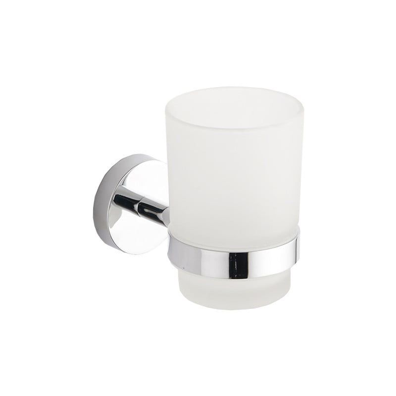 Kubek na szczoteczki ścienny Mexen Tiber chrom 6,7x9,7 cm 1 szt.