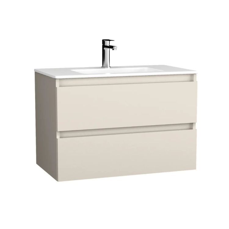 Szafka pod umywalkę KROFAM ARCO 80 cm kaszmir 1 szt.