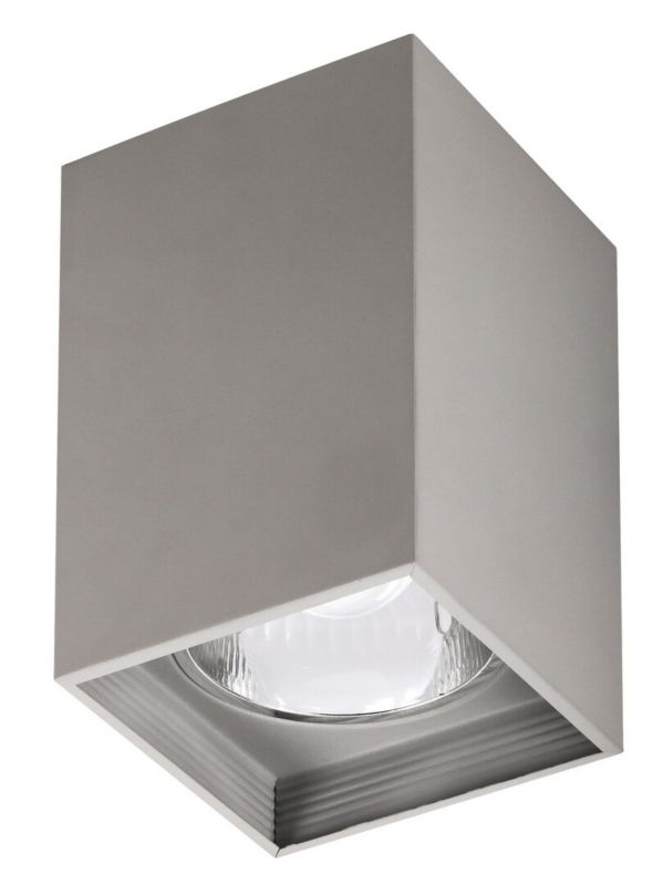 Spot oprawa sufitowa Rabalux Maddox popielaty 1 x E27 x 60W IP20 wym: 19 x 13,5 x 13,5 cm - 1 szt.