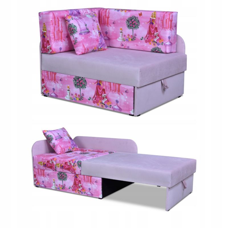 Narożnik dziecięcy rozkładany z pojemnikiem Family Meble Bambino 1szt