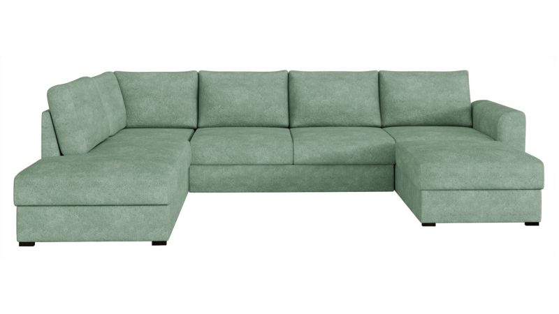 Narożnik z funkcją spania MIRJAN 24 Wilma lewy miętowa bukla 1 szt.