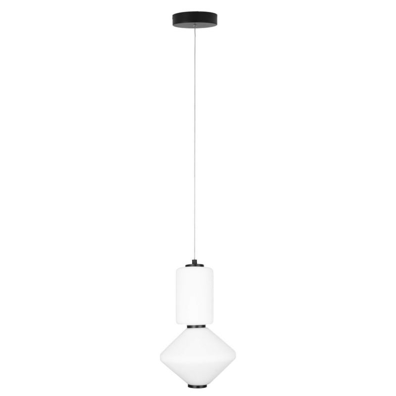 Lampa wisząca Maxlight Akiko czarna wym: 150 x 20 x 20 cm wbudowany LED 16W 1 szt.