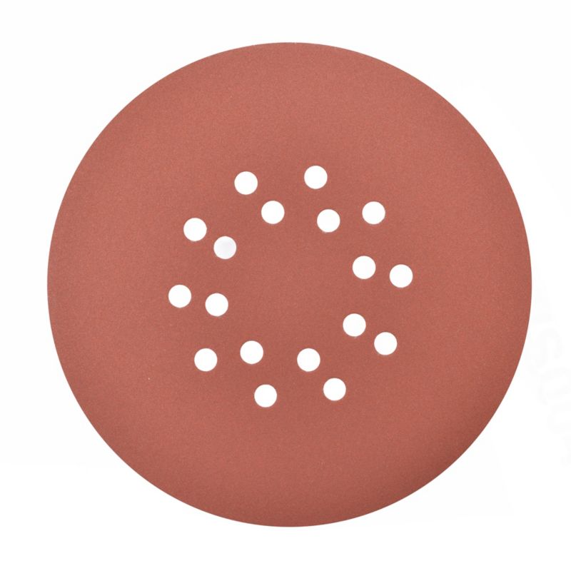 Krążek na rzep MacAllister z otworami 225 mm P180 5 sztuk