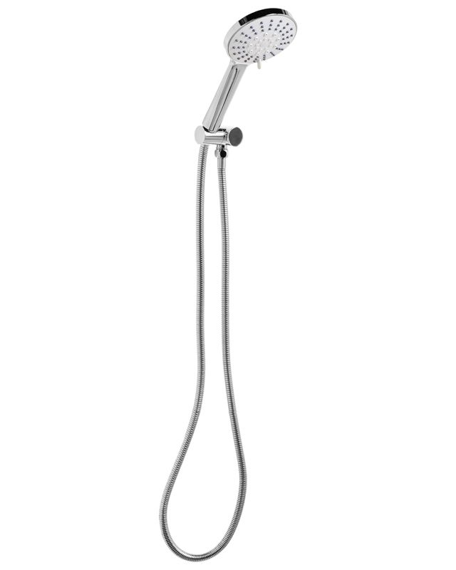 Słuchawka prysznicowa z wężem Uchiza Srebrny 1 szt.