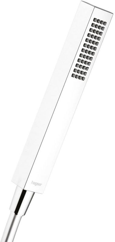 Słuchawka prysznicowa Hagser Lea chrom ABS 21 l/min 1-strumieniowa, silikonowe wypustki 1 szt.