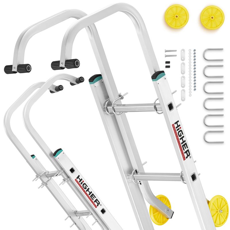 Aluminiowy uchwyt adaptacja na kalenicę dach uniwersalny HIGHER 1 szt