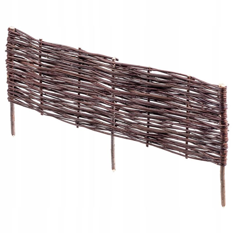 Palisada Wiklinowa KADAX Płotek 100x40cm Płot Obrzeże 1szt.