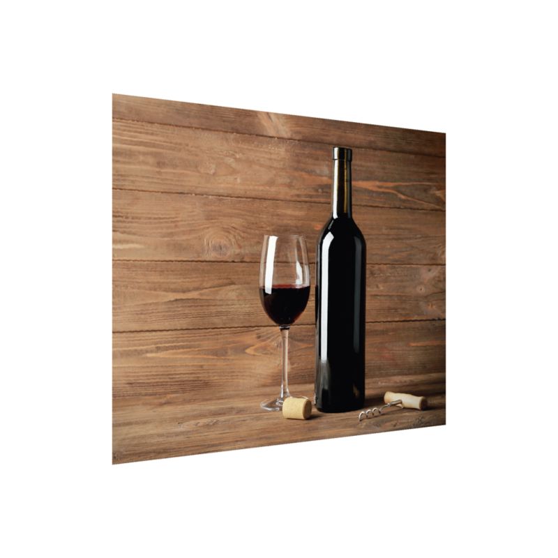 Panel kuchenny z grafiką 60x65 cm ALLboards WINO DREWNO 1 szt.