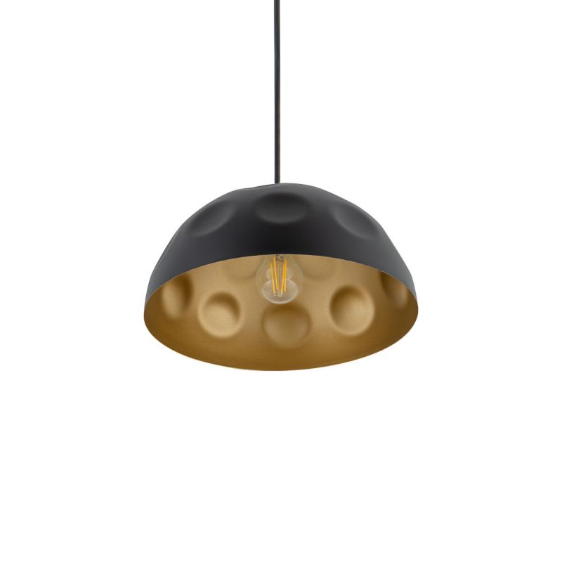 Lampa wisząca Nowodvorski Lighting Hemisphere czarno-złota wym: 125 x 33 x 33 cm 1xE27 x 25W 1 szt.