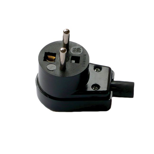 Wtyczka Elgotech z uziemieniem 16 A czarna