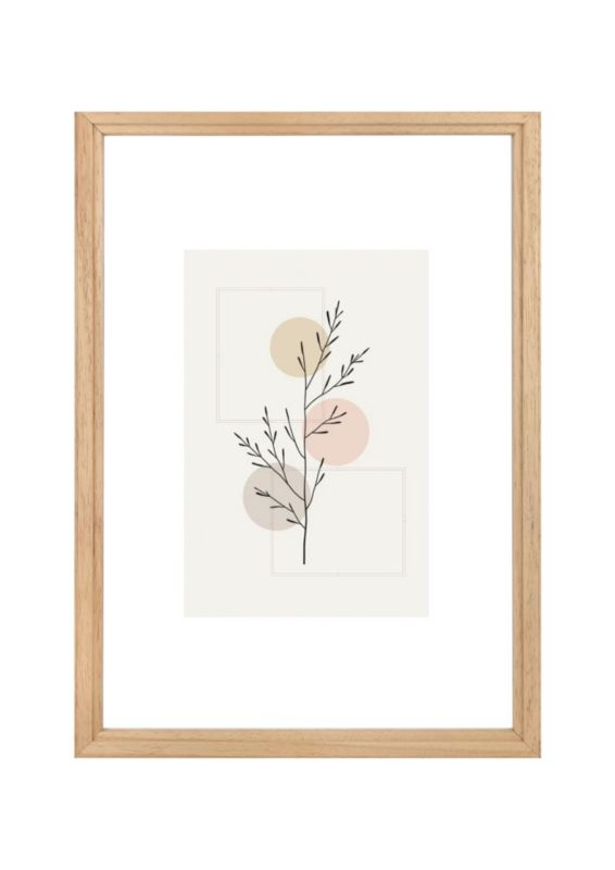 Ramka na zdjęcia klasyczna One Art Solo 29,7x42 cm naturalny 1 szt