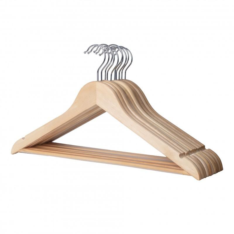 Drewniane wieszaki EDER Yoka Home na ubrania do szafy 10 szt. - 1 szt.