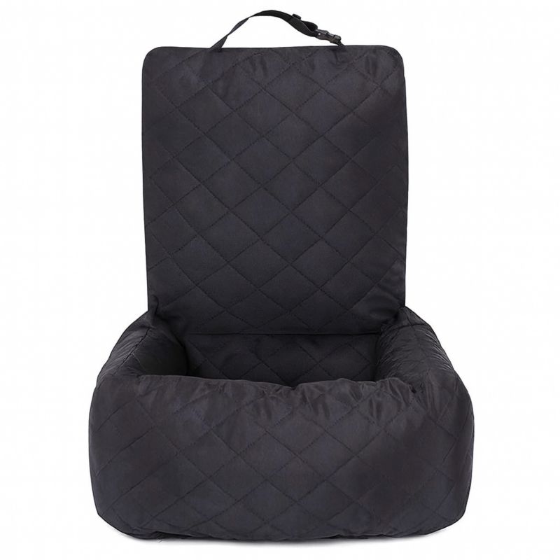 Fotelik samochodowy Ferocity dla małych/średnich psów, Pikowany, Ze zdejmowaną poduszką, Wodoodporny, 47 x 47 x 80 cm, 1 szt.