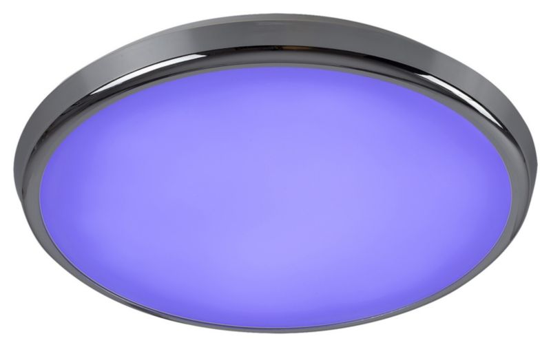 Plafon Rabalux Balthasar chromowany biały LED 18W 3000K-6500K 1600lm IP44 wym: 4,5 x 30 x 30 cm metal - 1 szt.