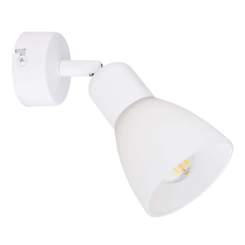 Kinkiet ścienny Light Prestige Malta biały 1 x E14 x 40W IP20 wym: 8 x 8 x 17 cm - 1 szt.