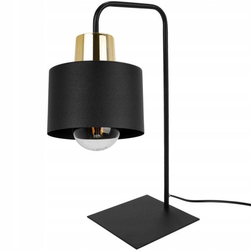 Lampa stołowa nocna Light Home LH Panta 1x E27 60W czarny/złoty 1szt.