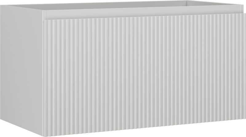 Szafka wisząca podumywalkowa Mexen Rivel szara mat 90 cm 1 szuflada 1 szt.