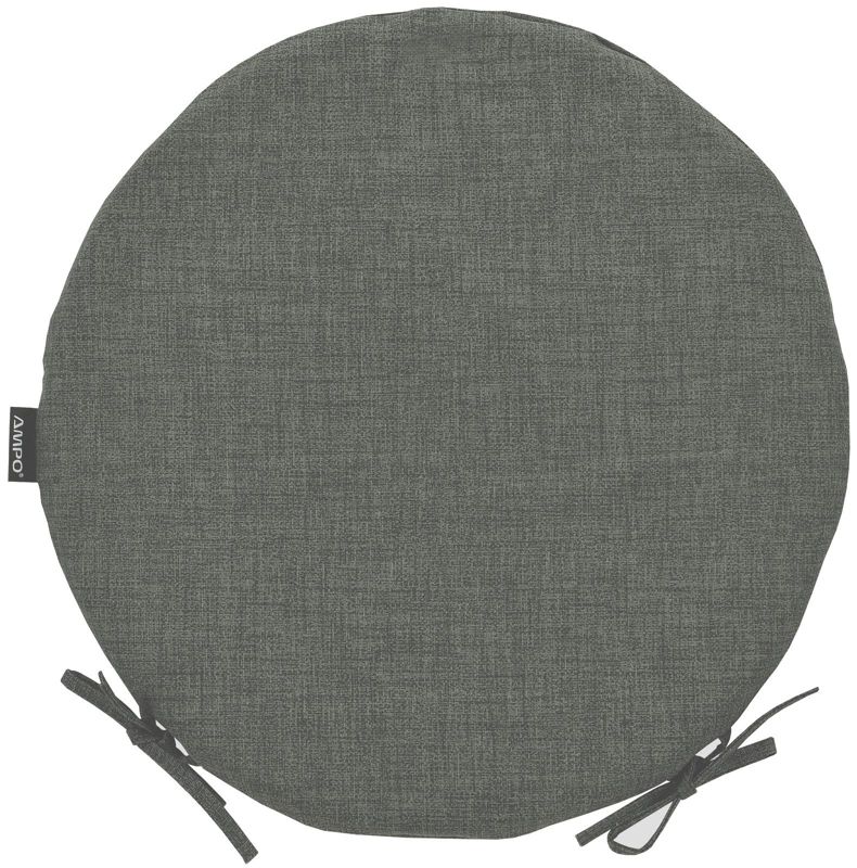 Poduszka na krzesło okrągłe poduszka okrągła AMPO antracyt 1 szt.