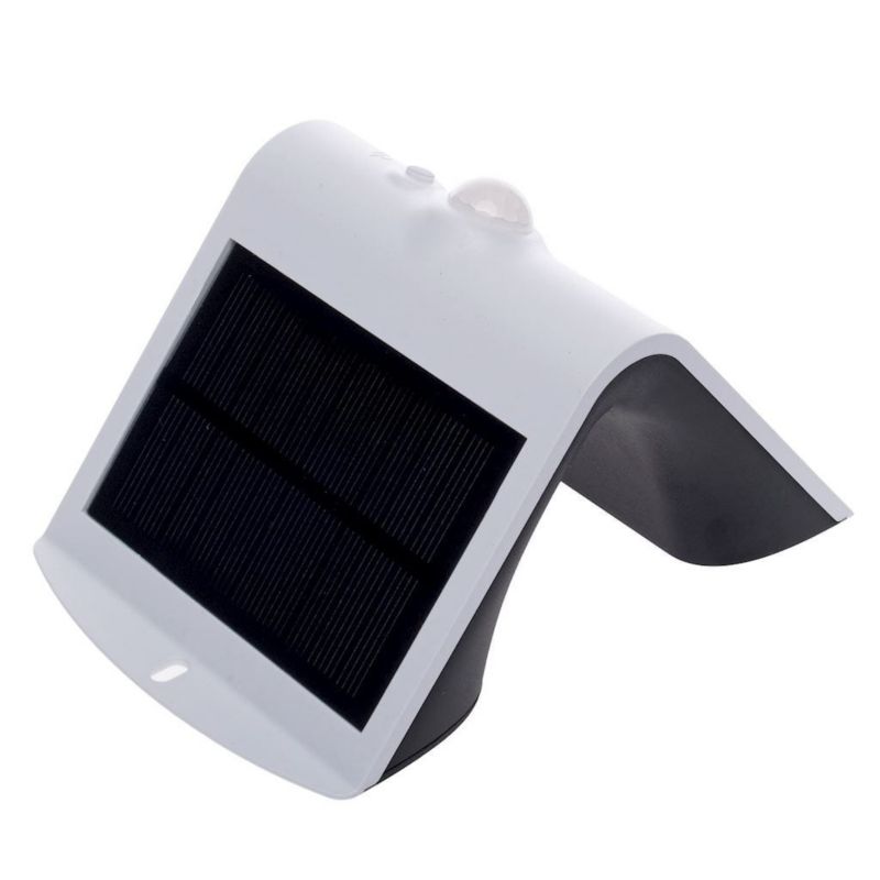 Naświetlacz solarny LED Eko-Light biały LED 1.5W 4000K 220lm IP65 wym: 14 x 9 x 7 cm tworzywo sztuczne - 1 szt.