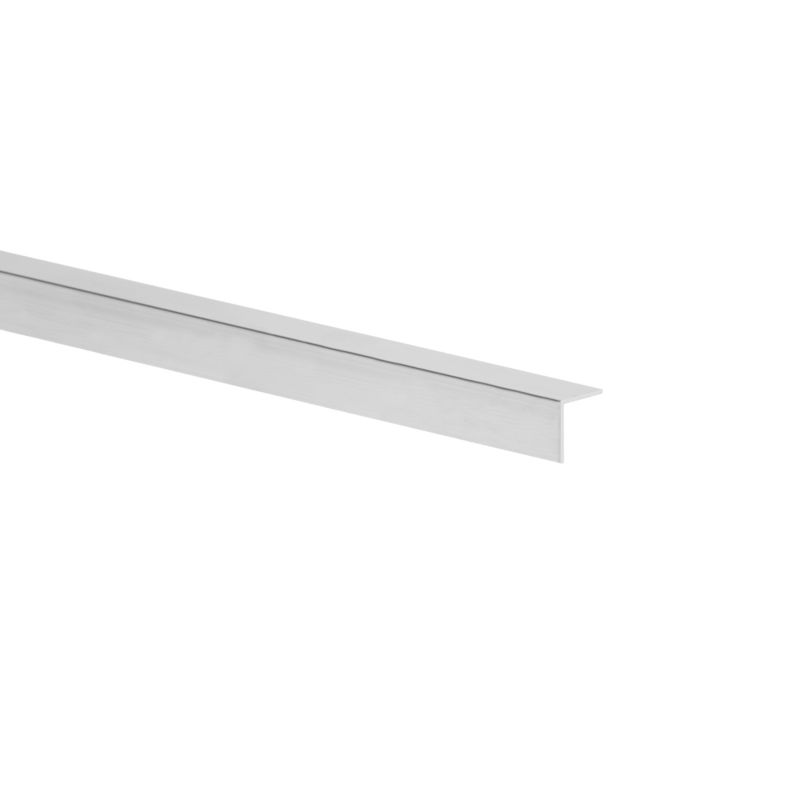 Kątownik aluminiowy gładki 2600 x 12 x 12 x 1 mm naturalny