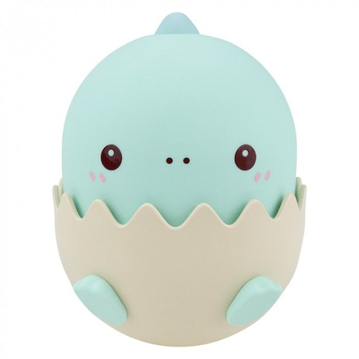 Lampka stołowa Mary's Nocne niebiesko-beżowa LED 1W RGBW bezprzewodowa IP20 wym: 12.5 x 9.3 x 10.9 cm silikon - 1 szt.