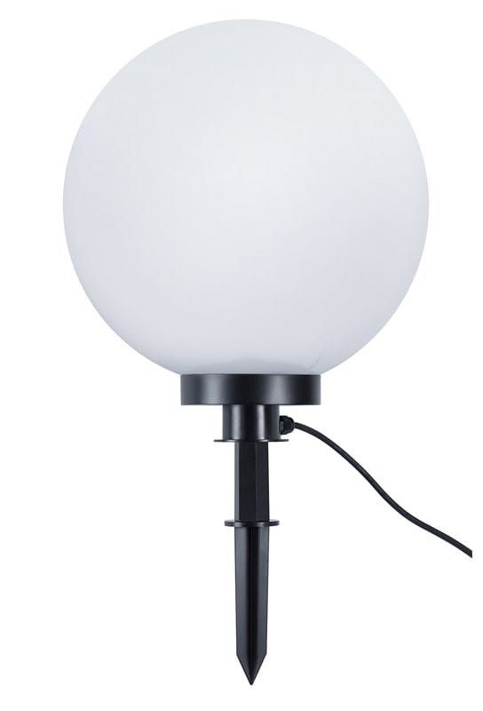Lampa ogrodowa wbijana RL Bolo biała kula 1 x E27 x 20W IP44 wym: 71,3 x 40 x 40 cm - 1 szt.