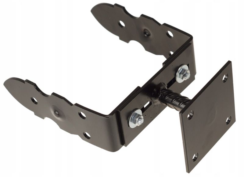 Podstawa FEINZ Słupa Kotwa Regulowana Ozdobna 0-210 Mm Retro Czarna Na Stopce 1 szt.