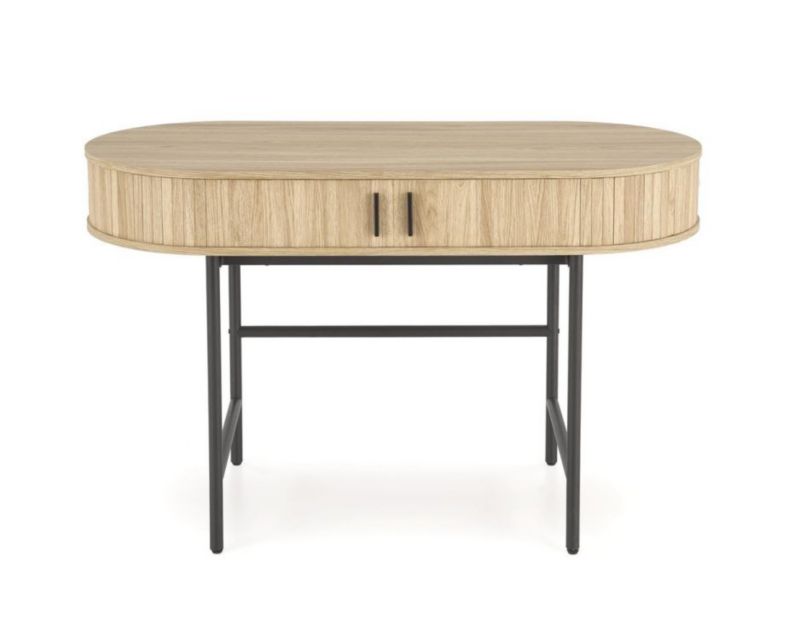 Biurko Halmar B51 dąb naturalny/czarne 1 szt