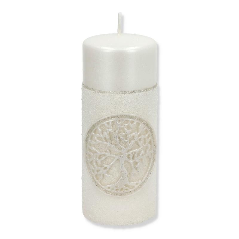 Świeca MONDEX DRZEWKO 70 x 150 x 70 mm Beżowy 1 szt.