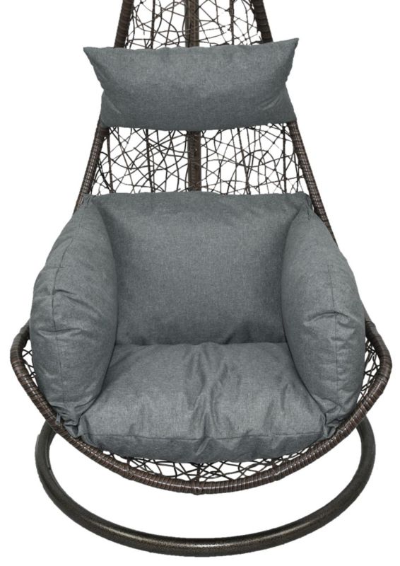 Poduszka na fotel wiszący AMPO ciemny szary 1 szt.