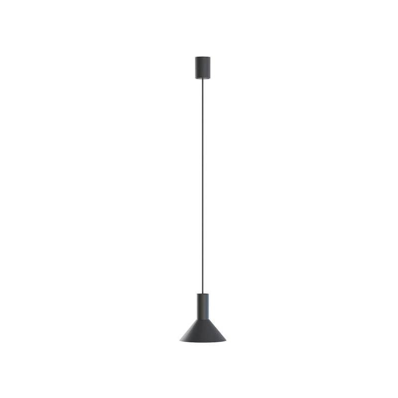 Lampa wisząca Nowodvorski Lighting Hermanos czarna styl minimalistyczny 1xGU10 x 10W 1 szt.