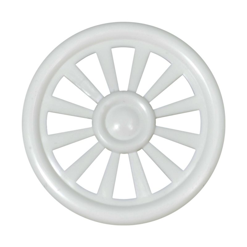 Wywietrznik szafkowy biały 4 sztuki