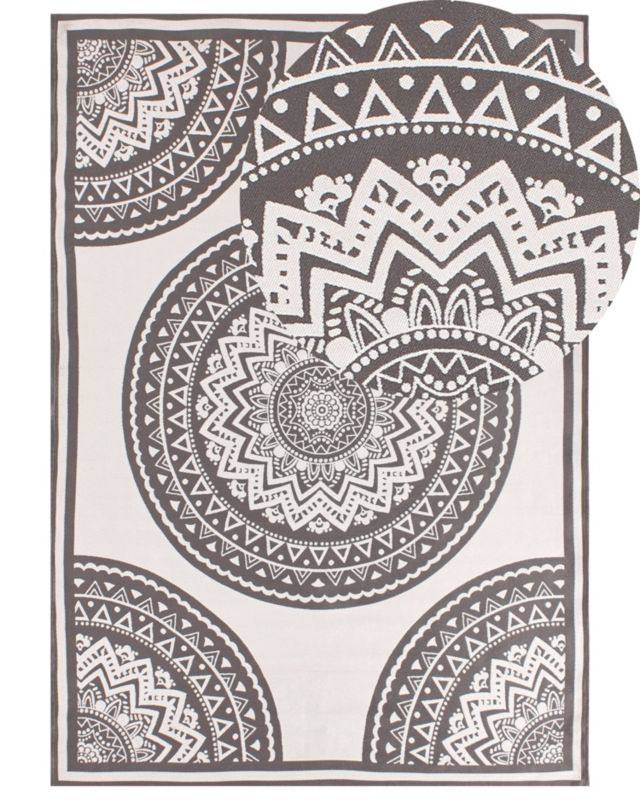 Dywan zewnętrzny Nellore Szary 160 x 230 cm 1 szt.