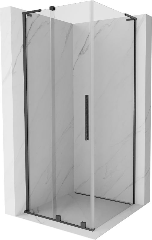 Kabina prysznicowa Mexen Velar L rozsuwana 120 x 120 cm transparent gun gray szczotkowany 1 szt.