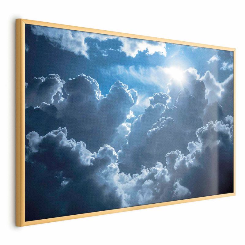 Plakat Artgeist Ożywiona sceneria 42x29,7 cm z ramą złotą 1 szt
