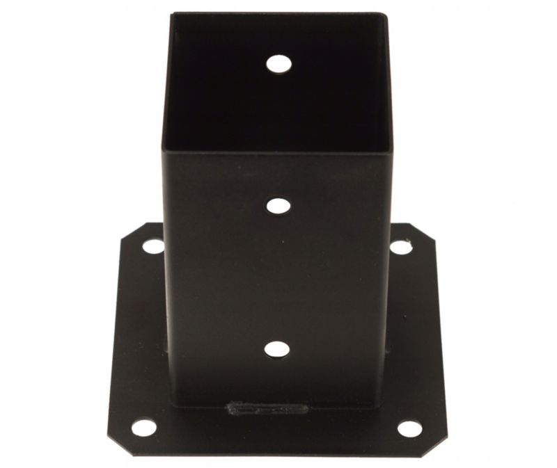 Podstawa FEINZ Słupa Czarna Przykręcana Wspornik Kotwa 100X100 Mm 1 szt.