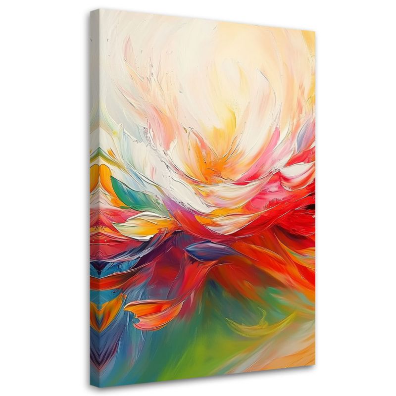 Obraz na płótnie Feeby Ekspresja Kolorów Abstrakcja 70x100cm 1szt