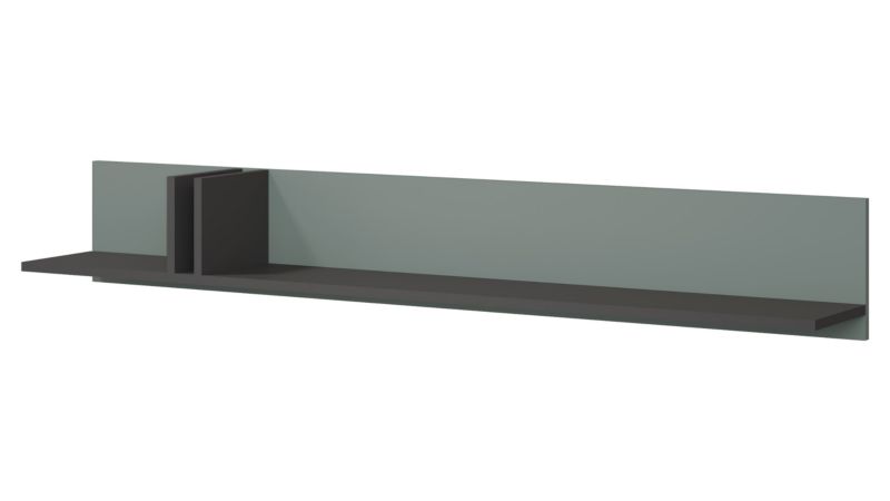 Półka otwarta duża MIRJAN 24 Alsy 14 antracyt + aloes 1 szt.