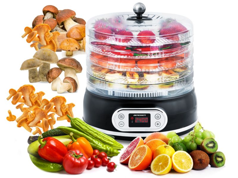 Duża suszarka do żywności Berdsen BD-691 400W spożywcza termoobieg regulacja 1szt.