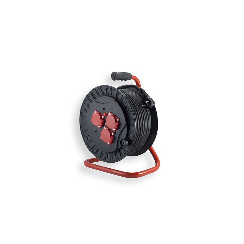 Przedłużacz ELGOTECH bębnowy z uziemieniem 50m OW 3x1,5 3xGS IP44 PZB-111-50G 1szt.