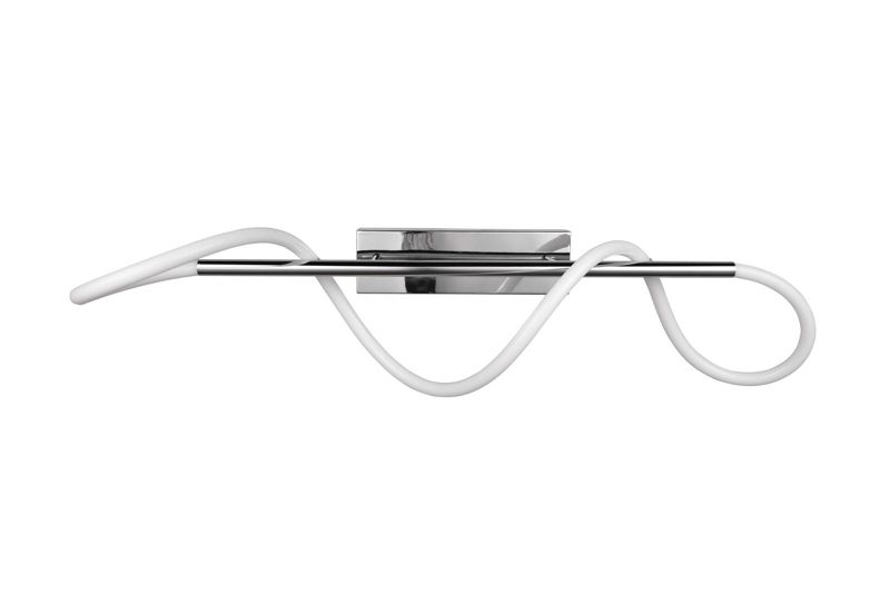 Lampa sufitowa wisząca RL Argos 2149 chromowana biała nowoczesna wbudowany LED 28W 1 szt.