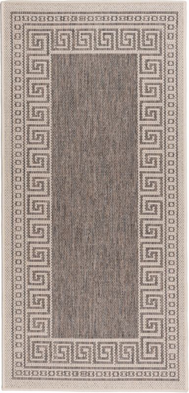 Dywan Multidecor Express In 60 x 100 cm ramka grecki szaro-beżowy 1 szt.