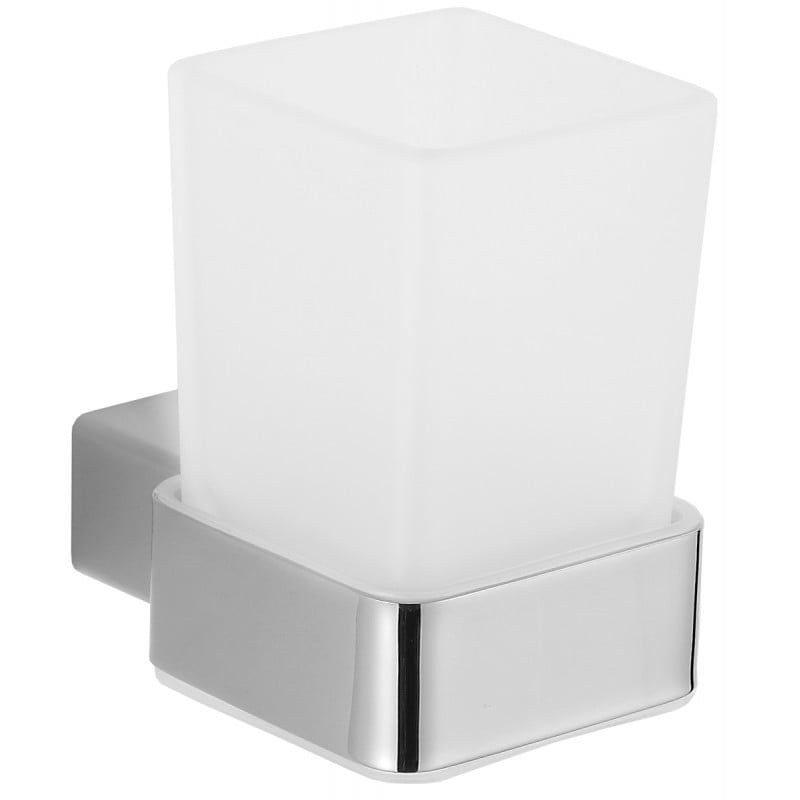 Kubek na szczoteczki ścienny Mexen Pavo chrom 7x10,5 cm 1 szt.