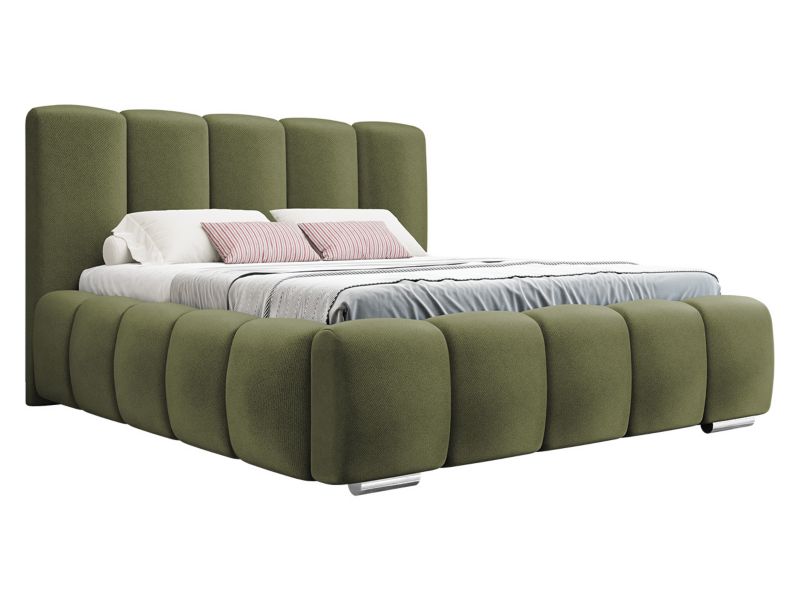 Łóżko tapicerowane MIRJAN 24 Wizko 180x200 khaki 1 szt.